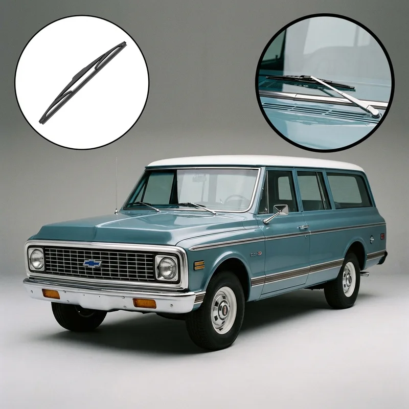 Passenger Side Wiper Blade for Chevrolet C10 Suburban (1967 - 1986) - 1